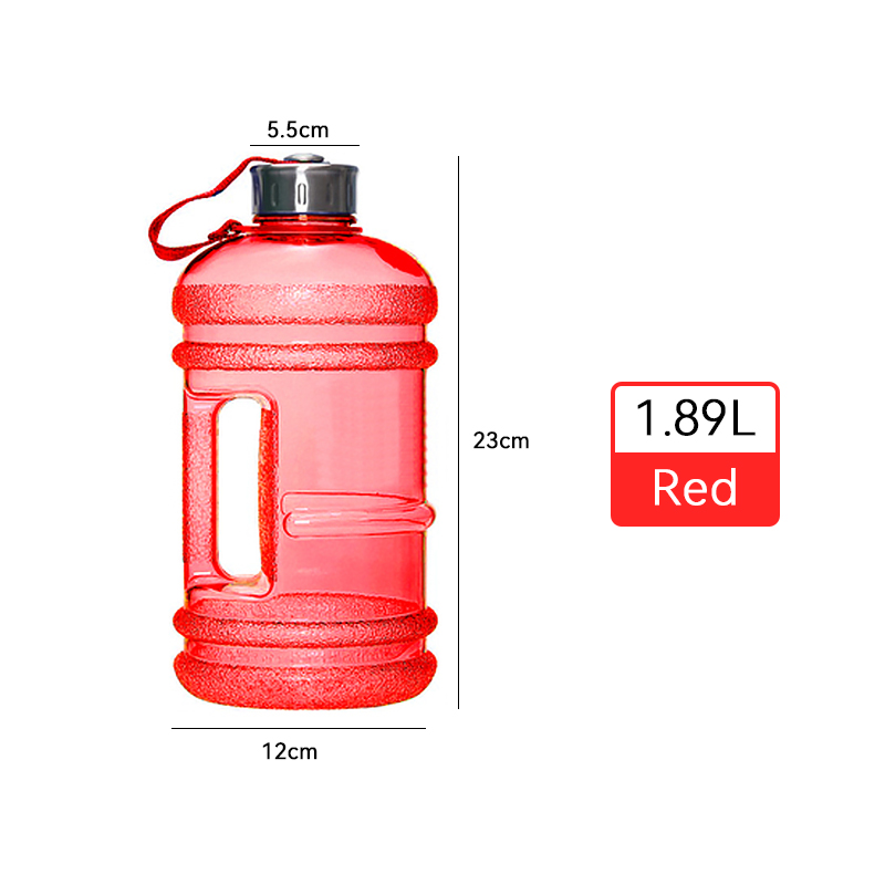 3700ml store vannflaske shaker flaske med håndtak utendørs fitness løpe gym trening plast sports vannflasker