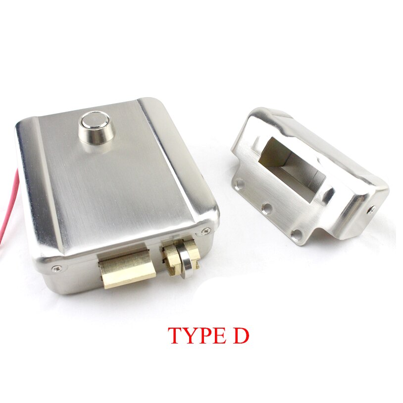 DC12V Electric Control Lock Electronic Door Lock power on to unlock fail secure for home intercom Access Control System: Type D
