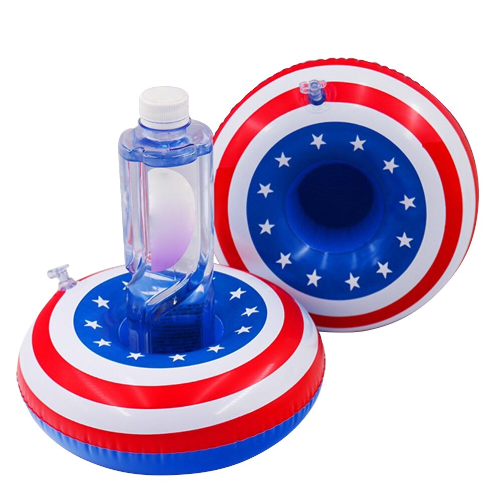 Coaster Drink Water Cup Holder Floating Swimming Pool Party Inflatable PVC Water Swimming Portable Outdoor Elements