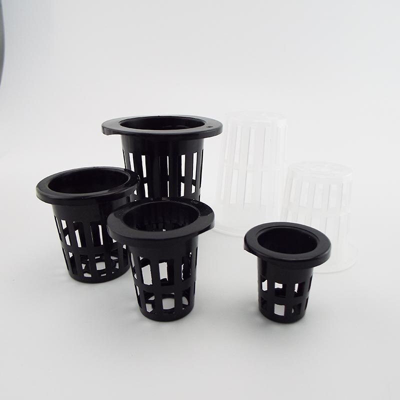 10Pcs Hydrocultuur Kolonisatie Mesh Pot Netto Cup Mand Hydrocultuur Aeroponic Planten Groeien Kloon Kwekerij Potten