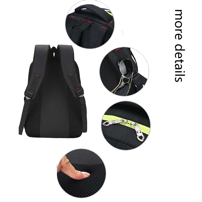 Large Capacity Teen Backpack for Men Black Teenager Schoolbag backpack Junior High School Students Back Pack Male Bagpack