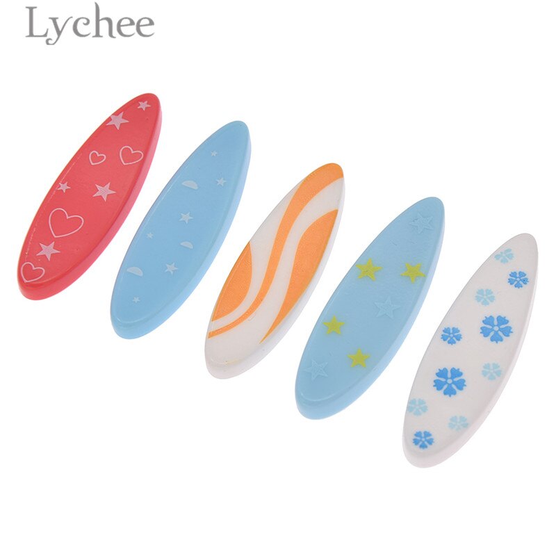 Lychee life 5 st surfbräda miniatyrer modeller dockhus prydnader hem mikro dekoration