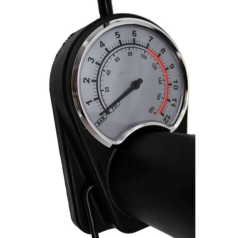 Foot Bike Pump With Gauge Floor Mini Foot Pump Portable Activated High Pressure Bicycle Pump