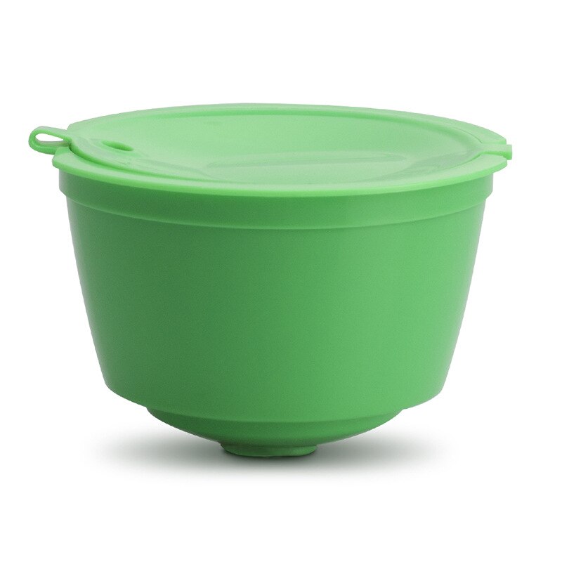 3pcs/pack Dolce Gusto Coffee Cup Capsule Plastic Capsule Refillable Reusable Compatible with Nescafe Dolce Gusto: Light green