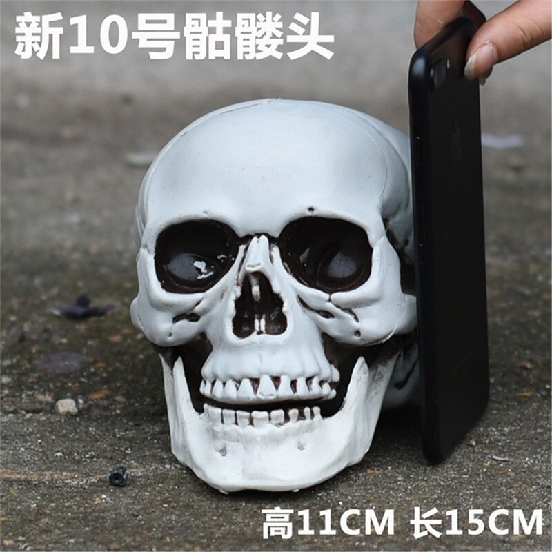 entsetzlich Schädel Statue Skulptur Halloween Bar Nachtclub Dekor Handwerk Malerei Requisiten Bar KTV Zähler Hause Dekoration: 10