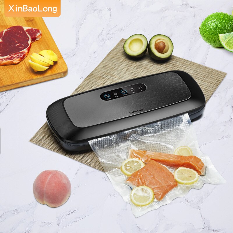 Vacuum-Packaging Machine Stainless Steel Sealing Machine Kitchen Wrapping Machine Food Preservation Packaging Machine