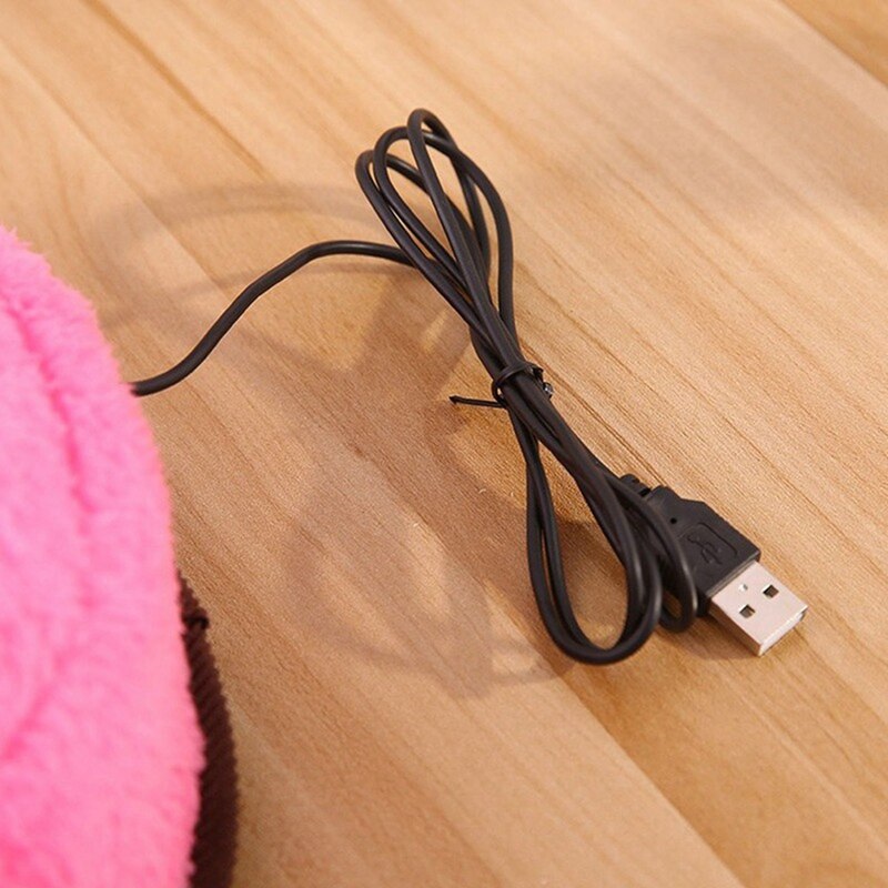 Usb Verwarmde Muismat Mousepad Muis Handwarmer Met Pols Guard Warm Winter Muis Mat Usb Poort