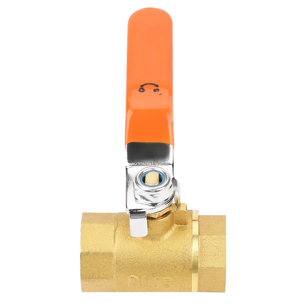 1pc DN15 1/2"BSP Brass Pipe Ball Valve 1.6MPa For Water Oil Gas Valve Balls Parts The High Pressure Difference During Closing