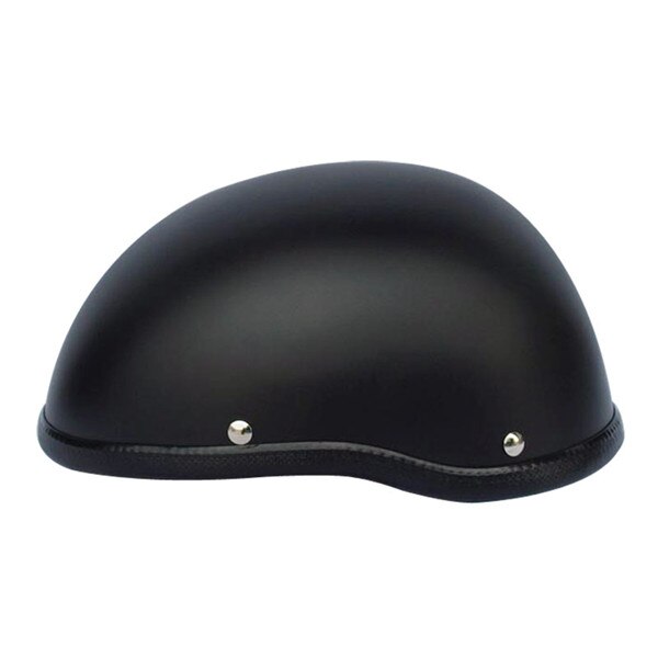 57-62Cm Abs Plastic Motorhelm Voor Harley Motorcross Capacete Half Helm Retro Matte Heldere Zwarte: Mattle black