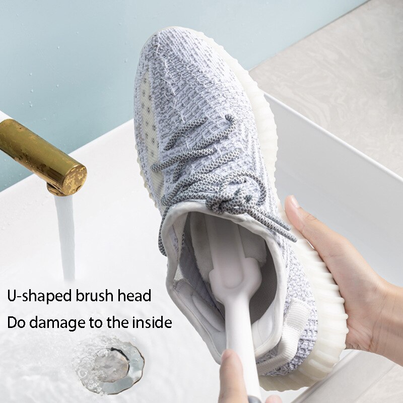 Handige Multi-Functionele Multi-effect Zachte Wassen Schoen Tool Cleaning Sneakers Schoenen Cleaner All-In-Een schoen Borstel