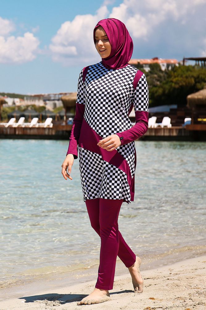 Marina 1940 islamitisch badpak maillot islamique burkini bescheiden moslim