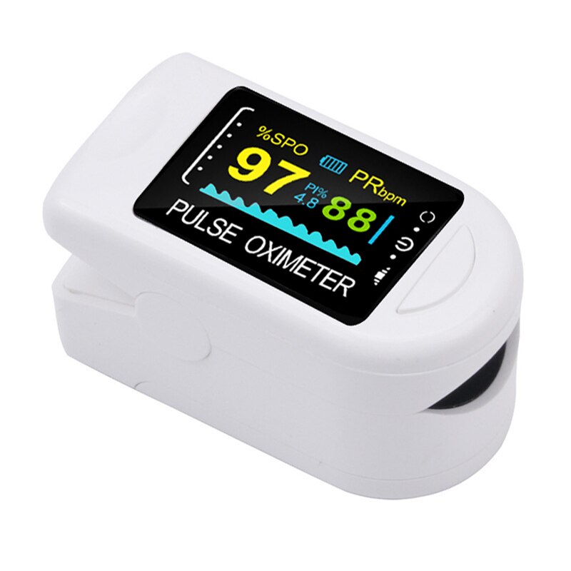 Oxímetro de pulso para dedo corazón barato de Monitor de oxígeno en sangre PI Monitor portátil SpO2 Monitor de saturación de oxígeno Monitor TFT