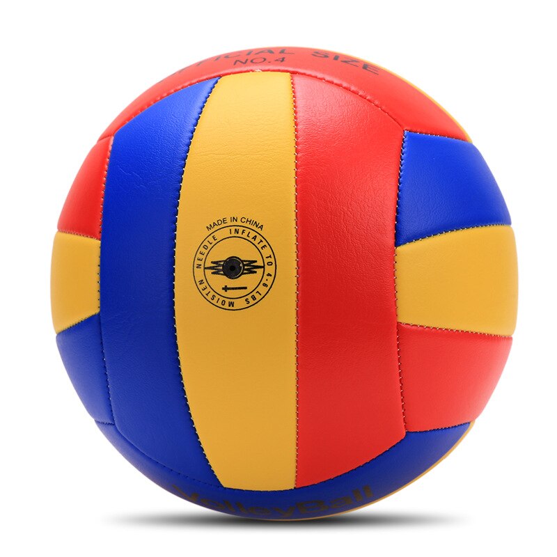 Voleibol de material de PVC de para interiores, pelota de voleibol de tacto suave, entrenamiento en globo, especificaciones oficiales, 1 unidad
