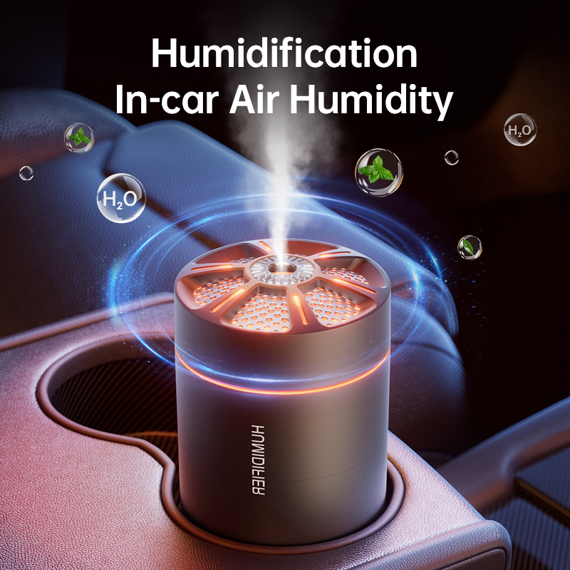 Mini humidificador de aire de 180ML, difusor de aromaterapia, aceite esencial, spray de aromaterapia, humidificador silencioso montado en el coche para el hogar y el dormitorio