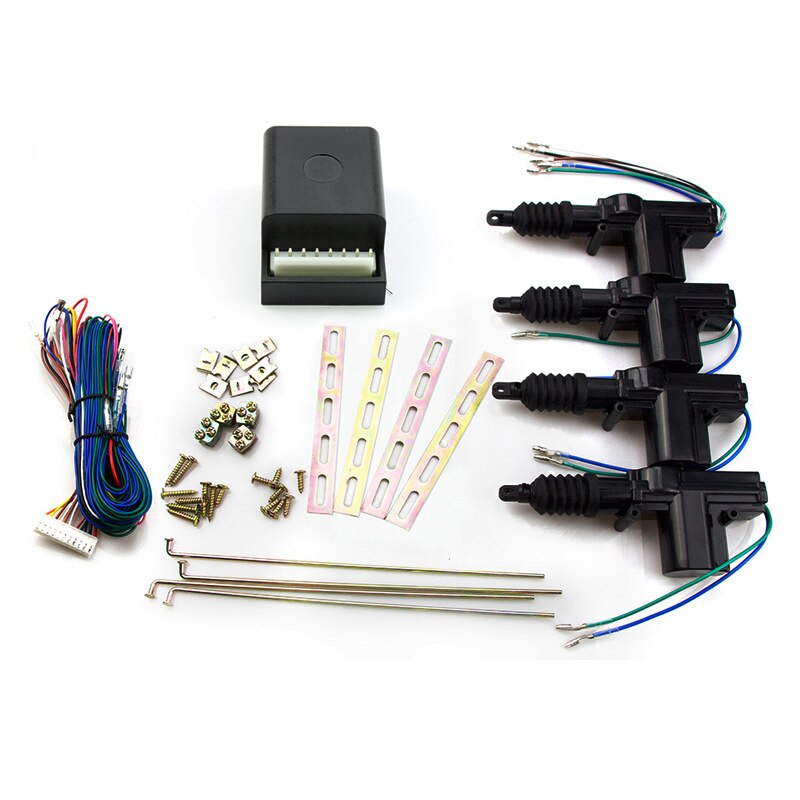 4PCS 12V Car Locking System Actuator Motor Single Gun Auto Central Lock Motor Vehicle Accessories: Default Title