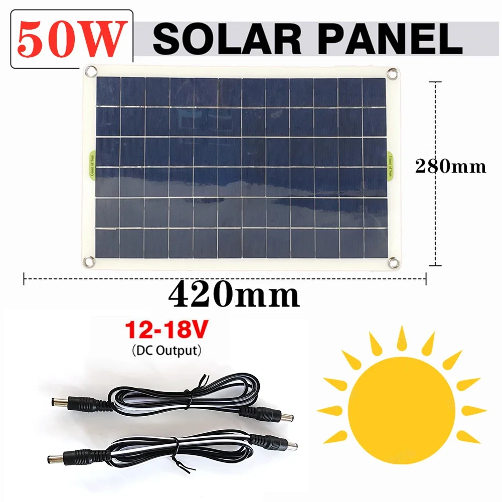 50W 800L/H DC 12V Waterfall Fountain Garden Pond Decor Solar Water Pump Kits