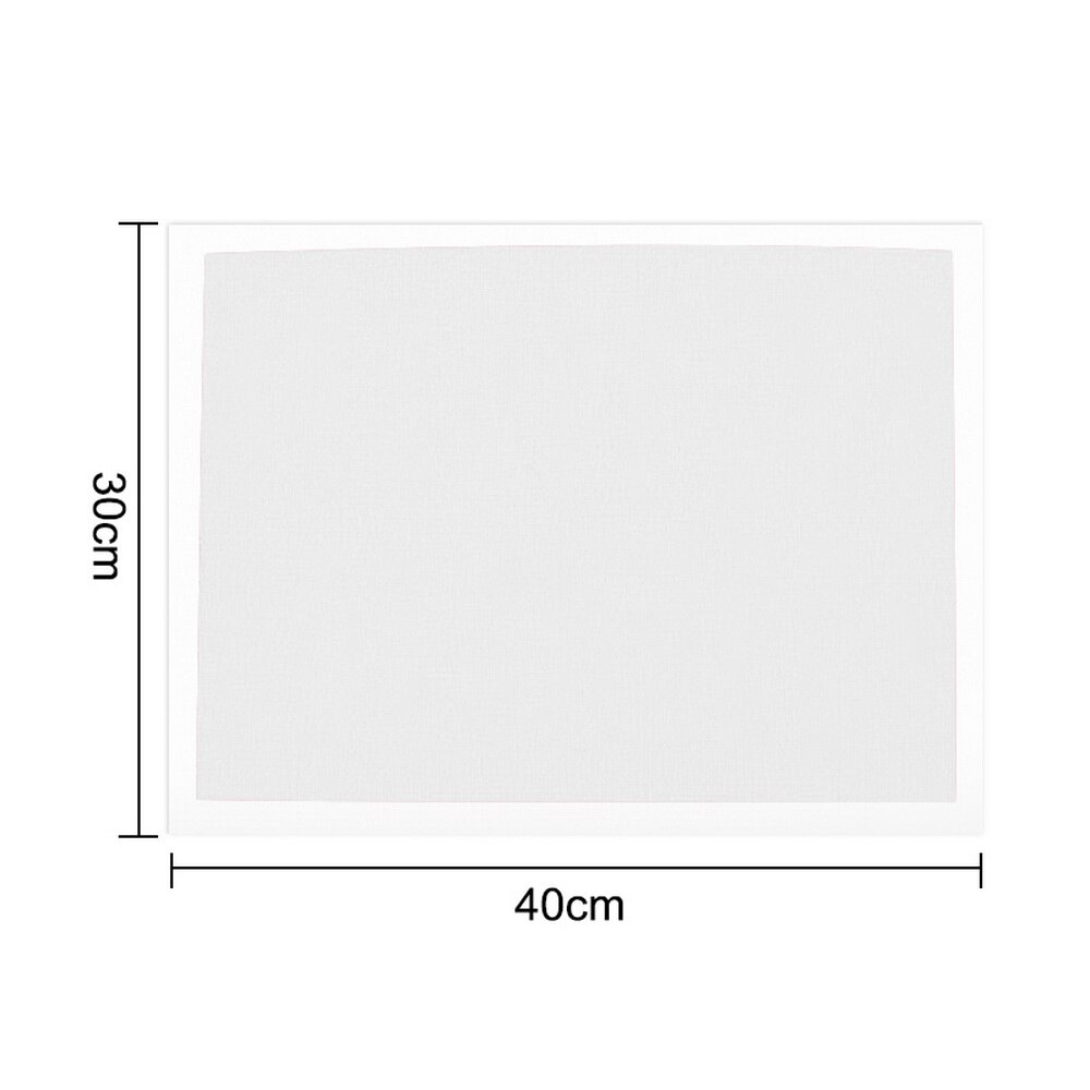 30 × 40Cm Geperforeerde Siliconen Bakken Mat Non-stick Bakken Oven Sheet Liner Voor Cookie/Brood/bitterkoekje/Koekjes: 30x40cm white