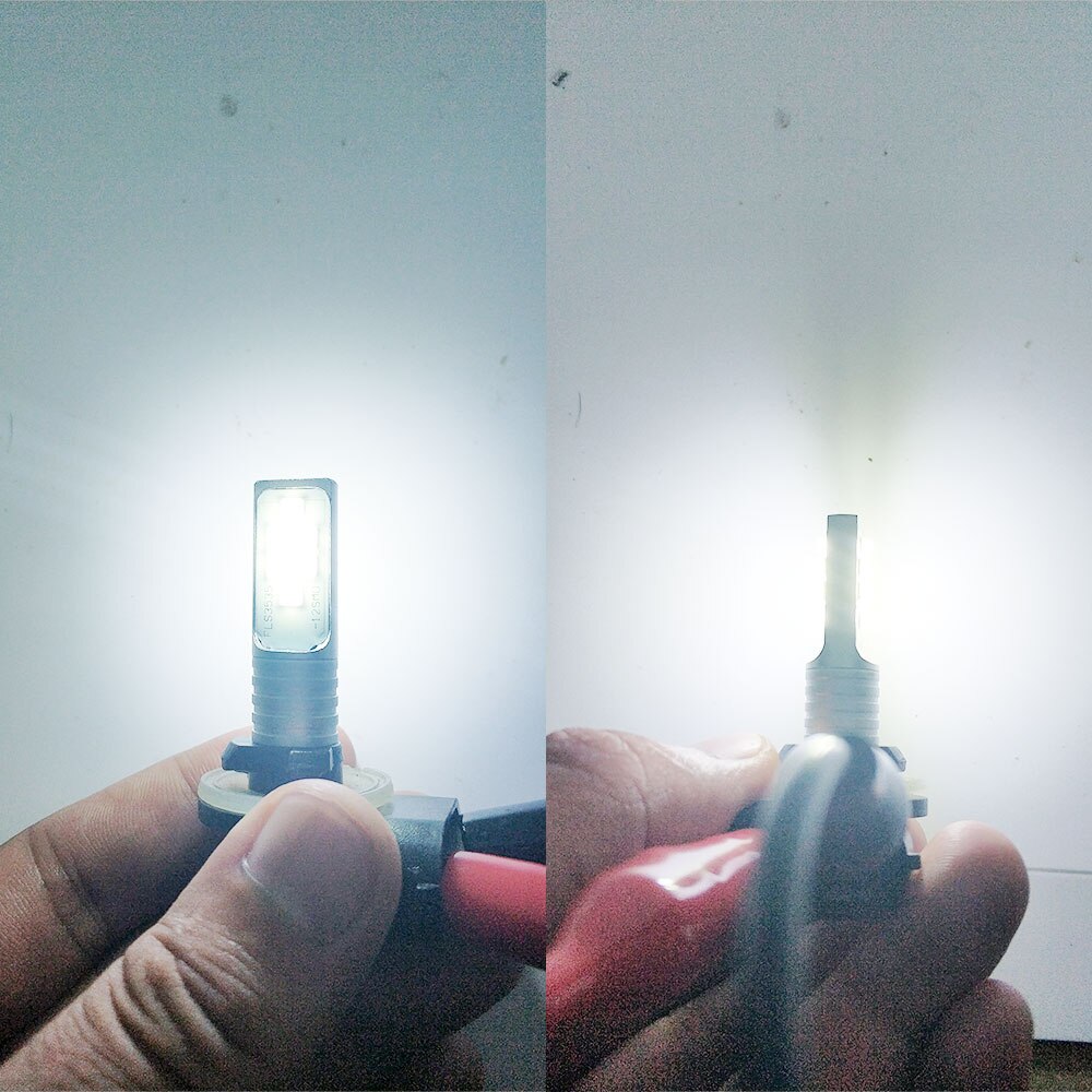 881 894 h27 h27w/2 led polttimo 12 smd 3535 valkoista auton sumuvalot auto drl päiväajovalot 12v h27w