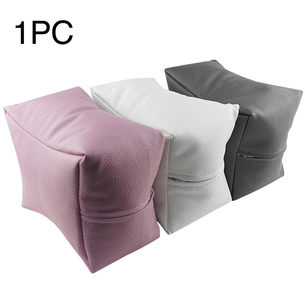 Manicure Home Washable Arm Rest PU Leather Desktop Solid Portable Hand Foot Pillow Detachable Easy Clean Salon Nail Art Pedicure