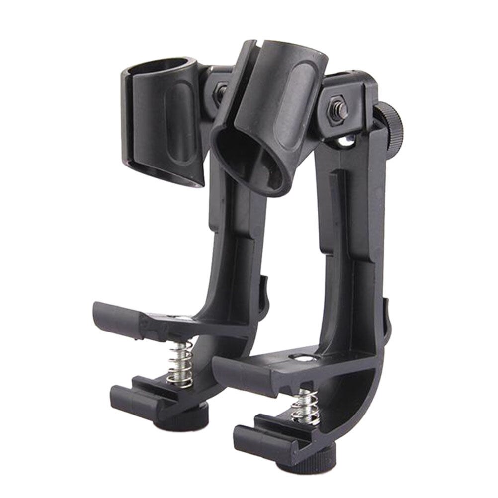 Drum Mic Microphone Holder Rim Mount Clamp Stand Studio Recording Holder Racks adjustable