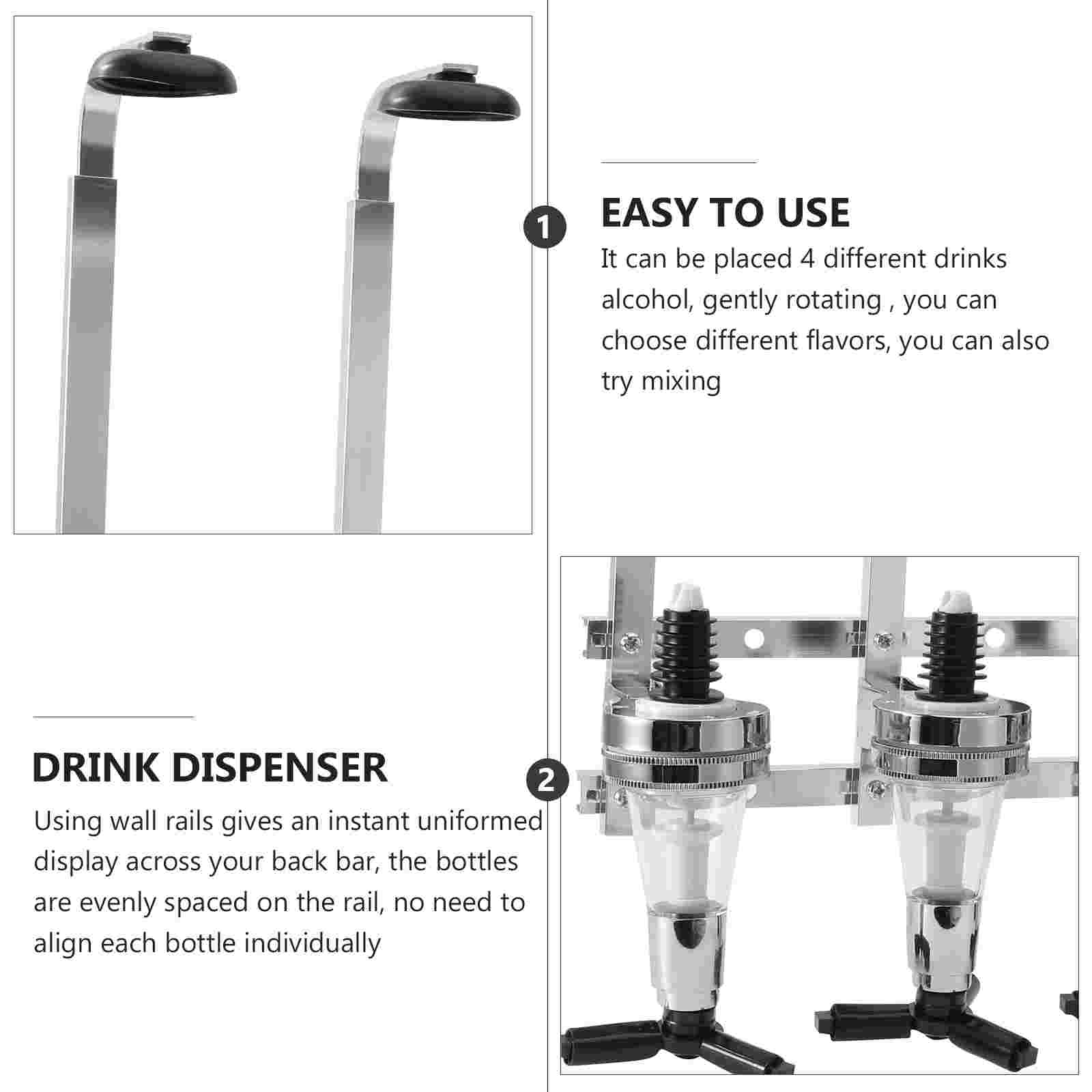 distributore a parete a 4 stazioni per bere versatore casa sbarra strumenti per birra bibita Coca Cola frizzante bibita