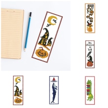 Diy Kruissteek Bookmark Cartoon Patroon Merken Voor Boek Handgemaakte Handwerken Borduren Craft Halloween Voor Kinderen Kids