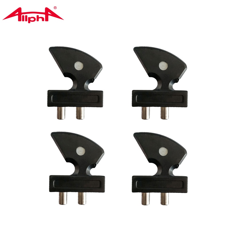 Alpha 2PC/lot 8mm Machine Stringer Tools Clamp Securing Clip K-shape Supporter For Badminton Tennis Racekt Accessories ACC-011