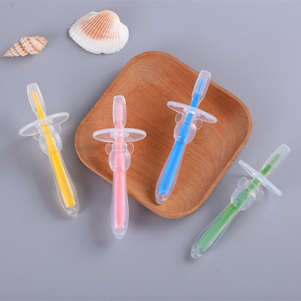 Kid Zachte Siliconen Training Tandenborstel Pasgeboren Kinderen Dental Oral Care Tooth Brush Tool Baby Kid Safety Guard Tandenborstel Items