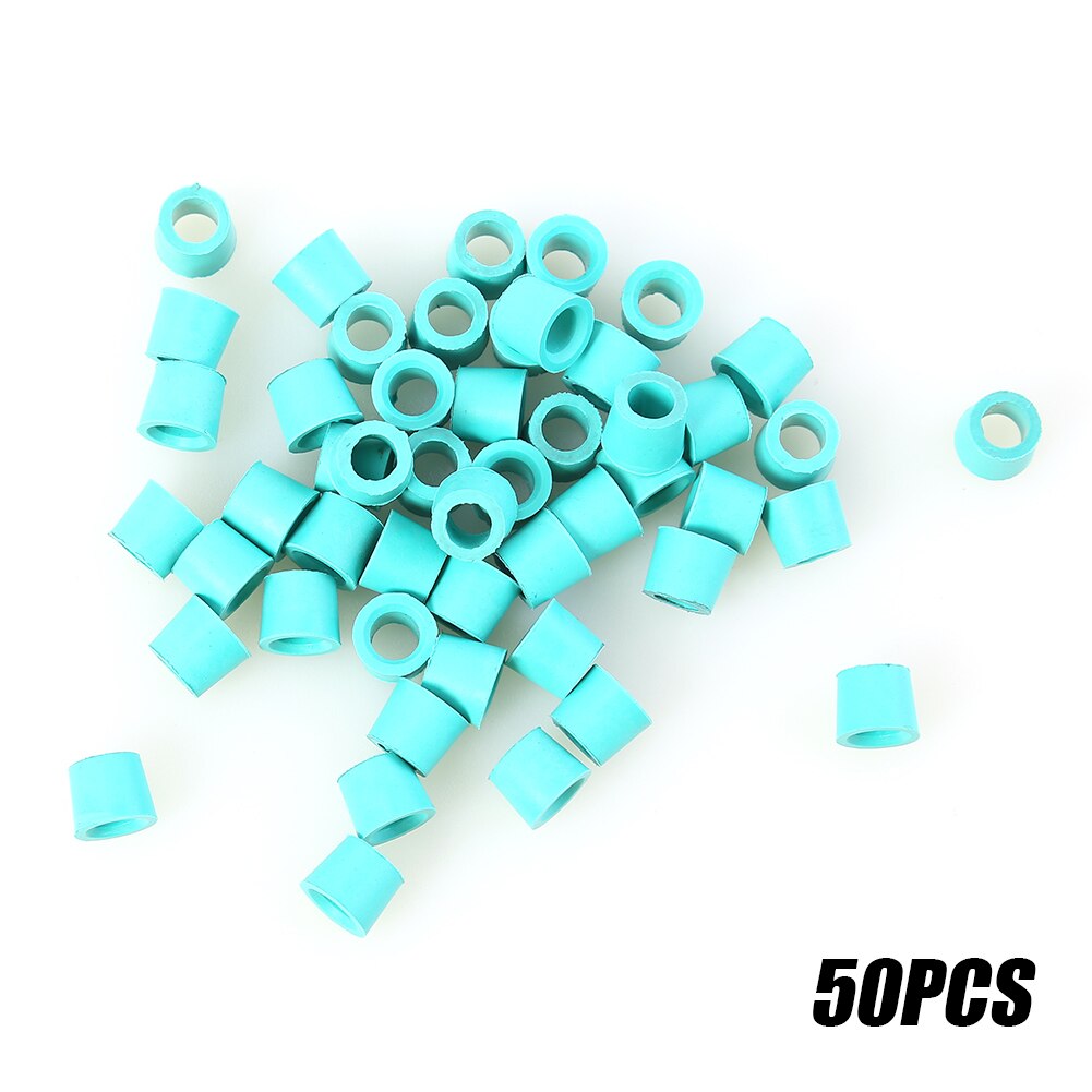 Junta tórica de goma de reparación A/C, reemplazo de colector de manguera de carga 1/4, verde, Instalación Fácil, elementos personales para coche, 50 unids/lote