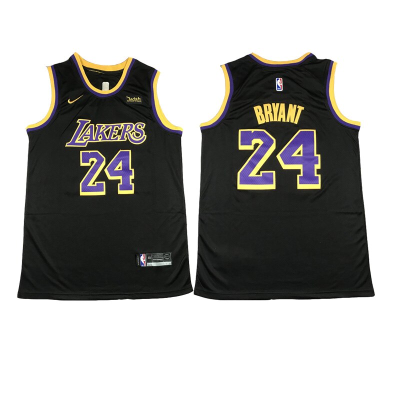 2021 męskie Los Angeles Lakers Anthony Davis #3 Kobe Bryant #24 LeBron James #23 zarobiona edycja koszulka czarna: 2 / S