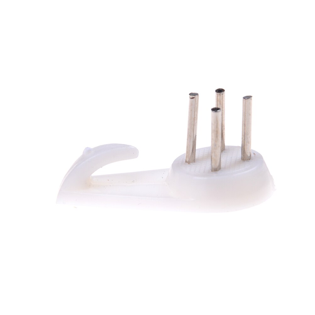 20 stk 30mm hvid plastik usynlig vægmontering foto billedramme søm krog ophæng
