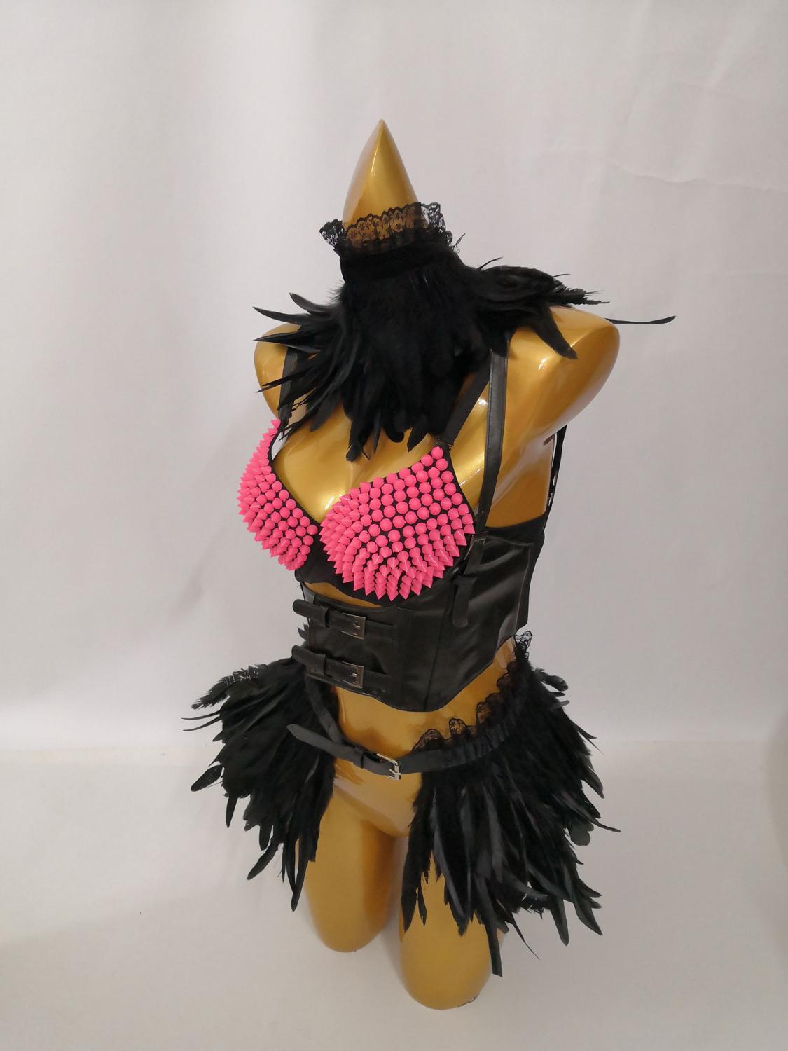 Carnival Showgirl Outfit Showgirl Costume Festival Clothing Rave Outfit #CO2020001