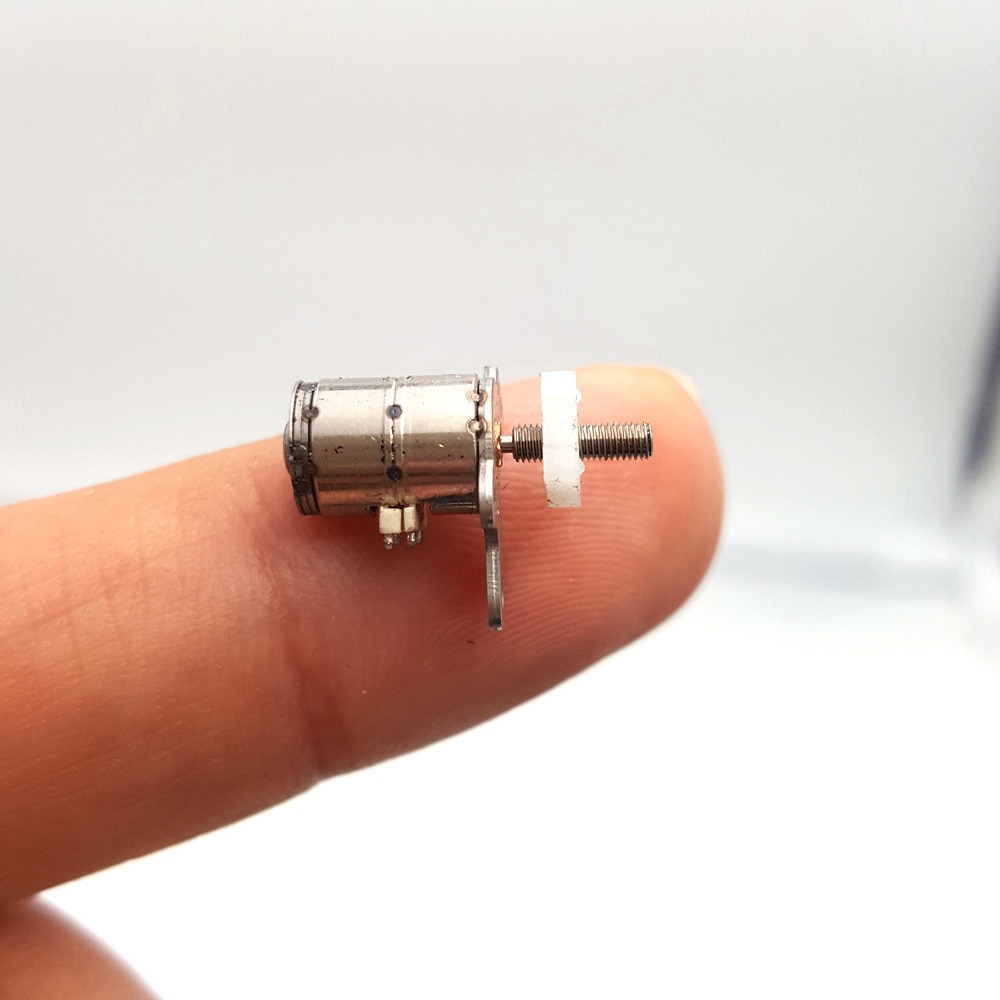 1 PC DC 3 V-5 V 6 MM Micro Stappenmotor 2-fase 4-wire Stap motor met Slider slide