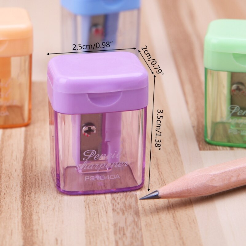 Mini Manual Pencil Sharpener Hand Portable Desktop Tool Student School Supplies