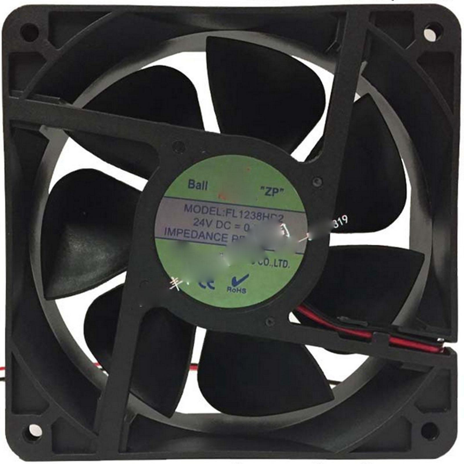 Ventilateur de radiateur Axial 24V DC, 120x120x38mm, 3000 tr/min, double roulement à billes, vitesse moyenne