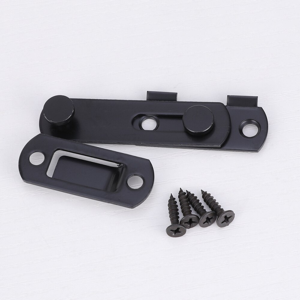 2pcs Stainless Steel Rust-proof Door Hasp Gate Latches Safety Door Lock for Doors Windows Cabinets Gates Furniture
