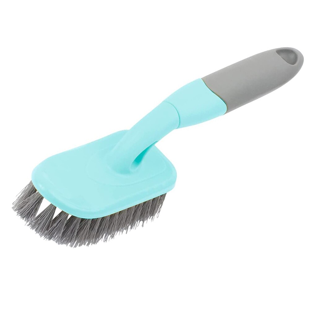 Kunststof Vloer Borstel Douche Borstels Grout Cleaner Joint Scrubber Borstel Badkamer Hiaten Borstel Voor Venster: Blue