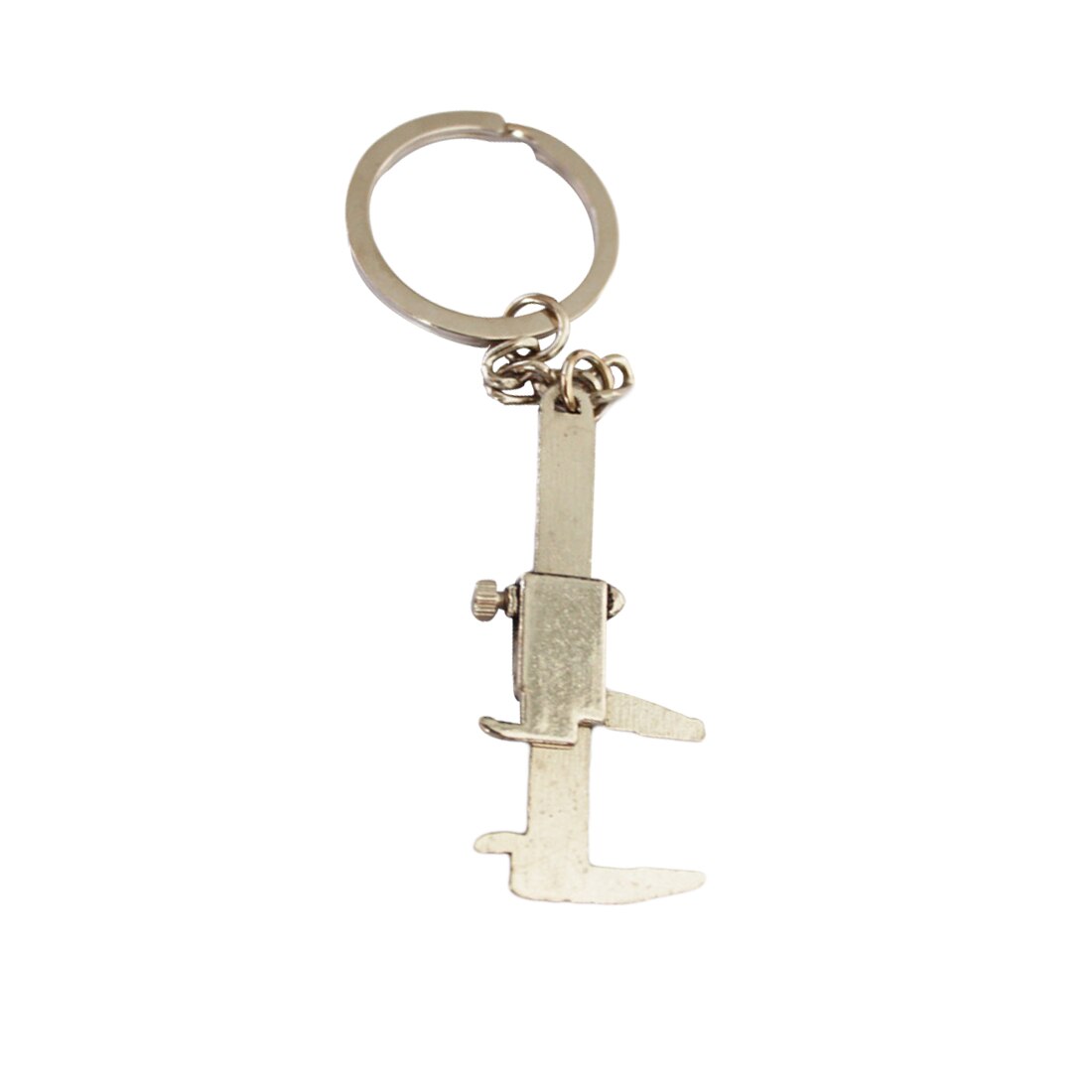 1PC Novelty Simulation Movable Vernier Caliper Model Key Chain Keyring Best
