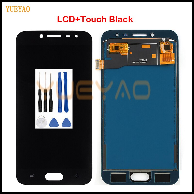 5.0inch TFT LCD For Samsung Galaxy J2 Pro J250 J250F SM-J250F/DS Touch Screen Digitizer Assembly Free Tool: Black LCD With Tool