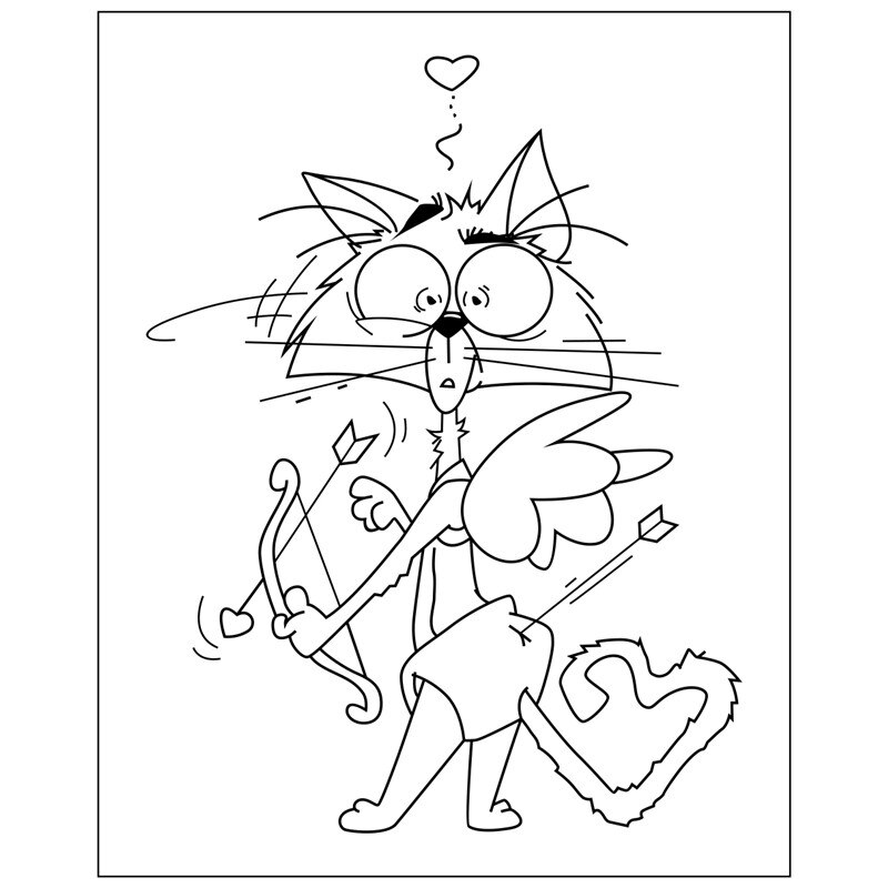 Animal cat Rubber Silicone Clear Stamps for Scrapbooking Tampons Transparents Seal Background Stamp Card Making Diy: 9x6.9