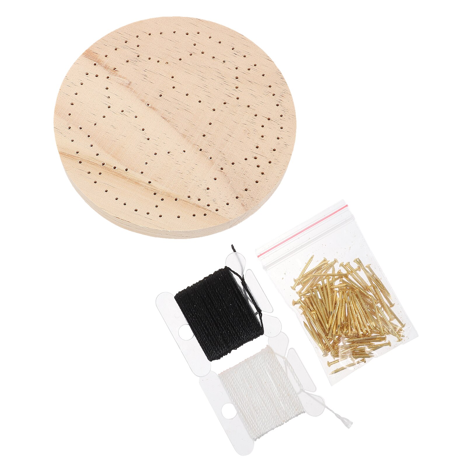 1 Set DIY String Art Kit Nail String Craft Kit Nail Winding Painting Handicraft For Child Girl Boy: b