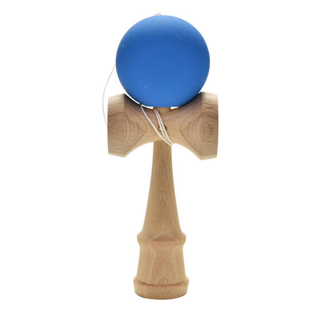 18.5 cm tradisjonelle leketøy gummi maling kendama matt ball kid kendama tre ball