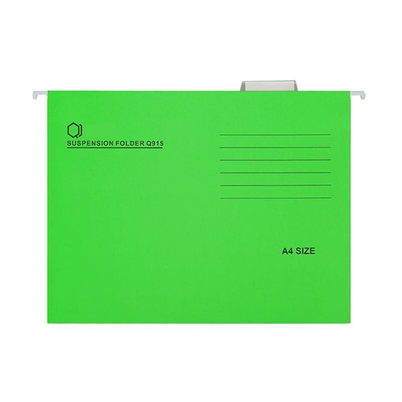 8pcs Practical Thickened Nontoxic A4 Sized Suspension Folder Hanging File Holder Desktop Office Supplies Frame Documents Holder