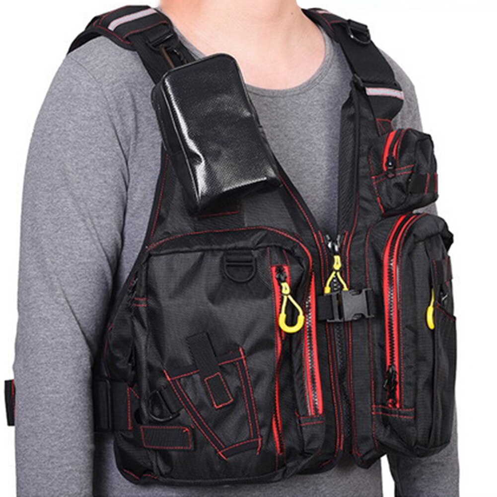 Sport Fishing Life Vest Outdoor Sport Fishing Buoyancy Life Vest Adjustable Safety Waistcoat Men Vest Fishing Tackle Tool Adjust