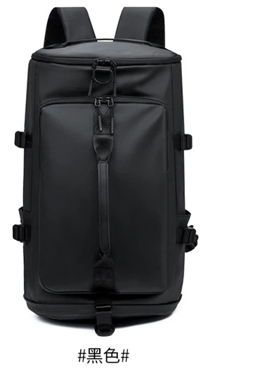 Mochila impermeable de gran capacidad, bolsa multifuncional para casco de motocicleta y ciclismo, mochila de viaje para deporte de motocicleta y senderismo: Negro