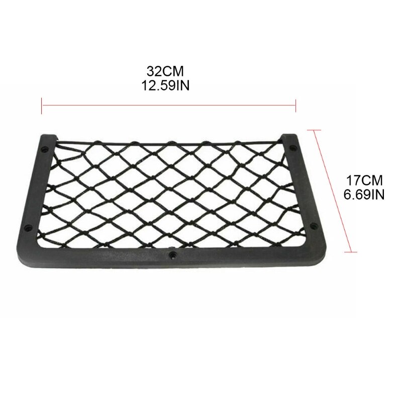 Car Elastic Storage Net Caravan Camper Vehicle Interior Organize Storage Mesh E7CA