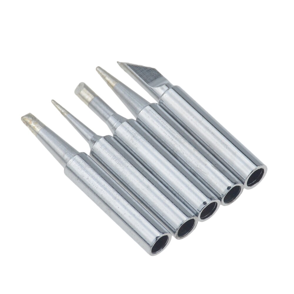 5 Pieces 900M Soldering Iron Tips Kit Replacement Soldering Iron Tips for Hakko Soldering Station Tool