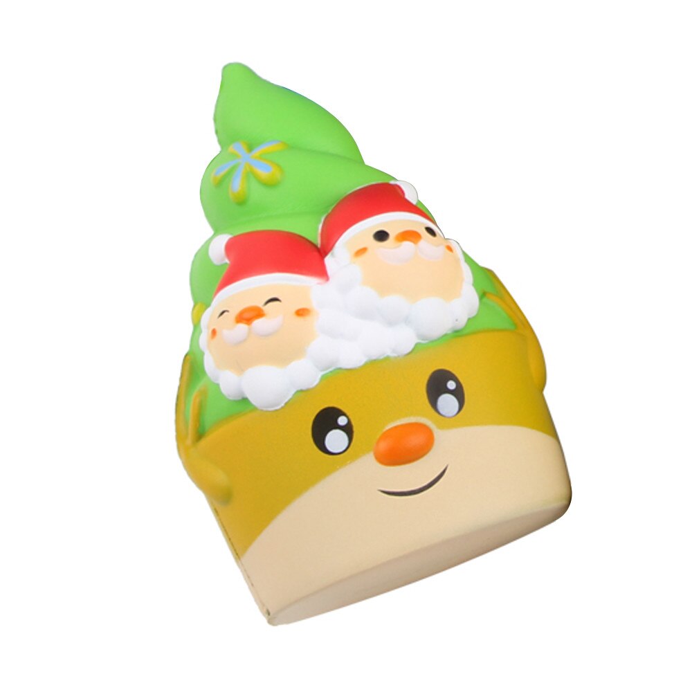 Toy Squishies Adorable Christmas Ice Cream Slow Rising Squeeze Stress Relief Toys CCY