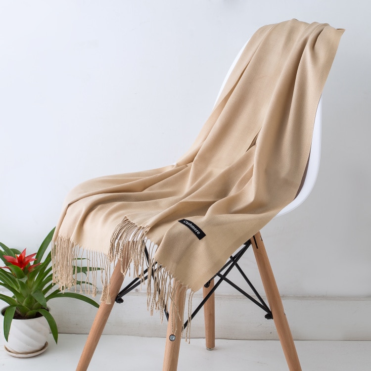 Bufanda fina para mujer, chales y chales lisos para mujer, estolas Hijab largas de Cachemira, Pashmina, pañuelos para la cabeza, de invierno 2022: Borgoña