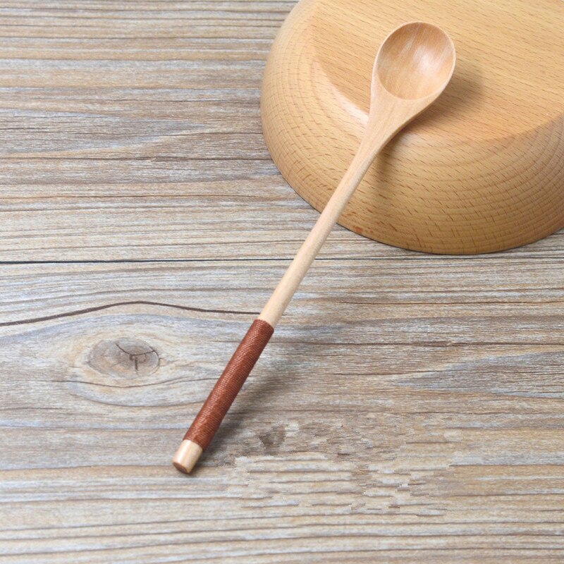 Vakmanschap in elke een platte houten lepel: Perfect voor elegant